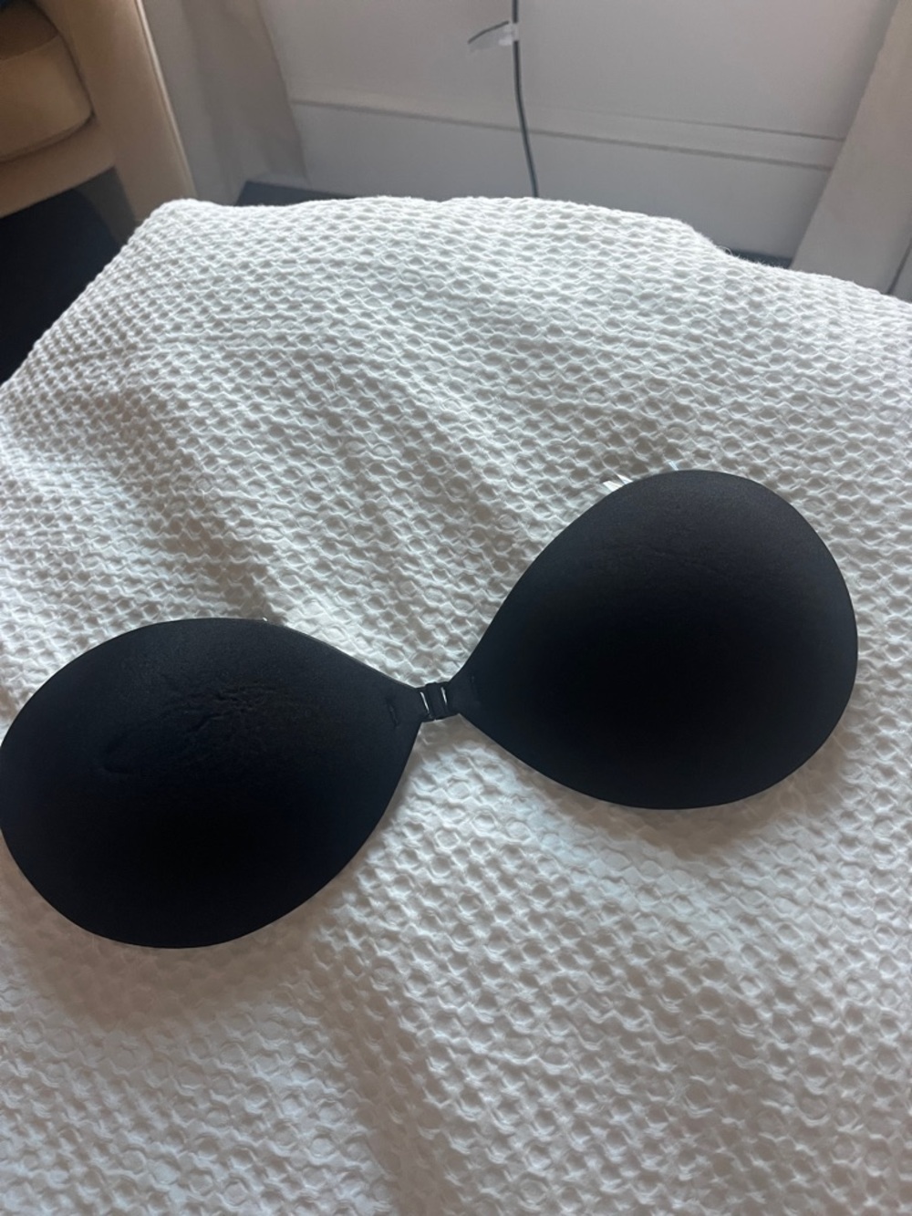 Black sticky bra